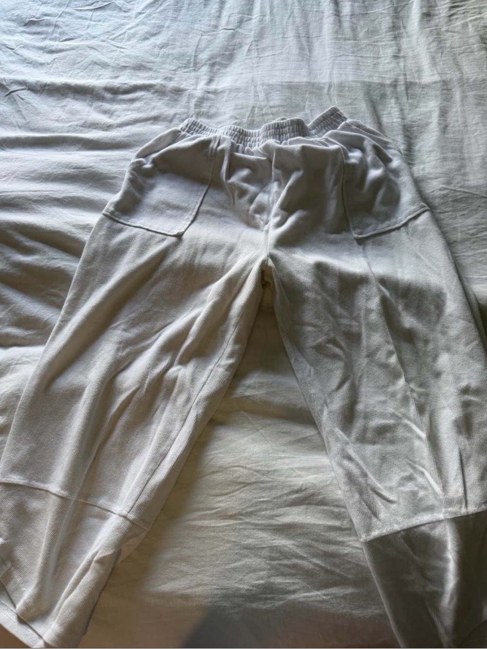 Barrel White Relaxed-Fit Jogger Pants